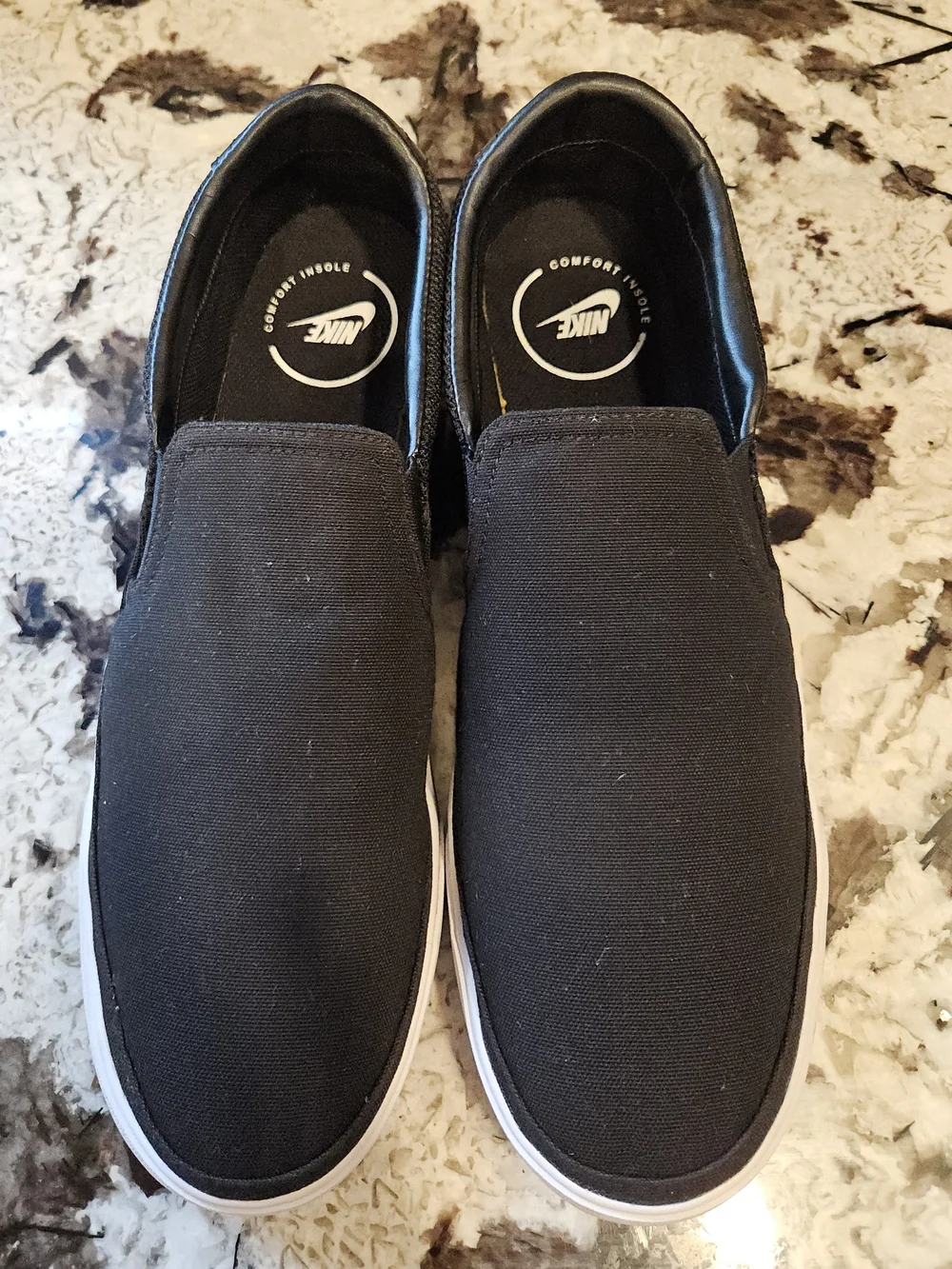 Nike Legacy Black Slip-On Canvas Men's Sneakers 13